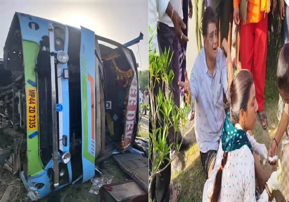 स्लीपर बस पलटने से 3 लोगों की दर्दनाक मौत, 22 से ज्यादा घायल, देखें भीषण हादसे की तस्वीर...