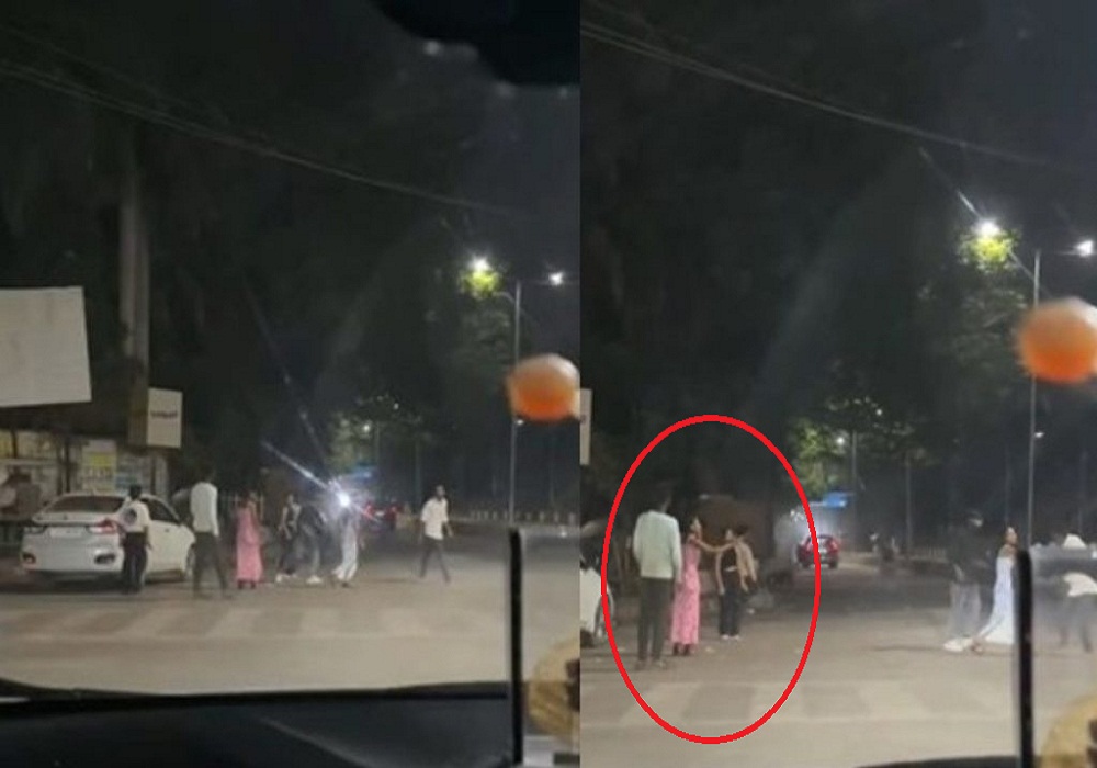 नशे में धुत युवक-युवतियों का हाई वोल्टेज ड्रामा! स्कॉर्पियो चालक के साथ जमकर की मारपीट, लोगों ने बनाया Video…