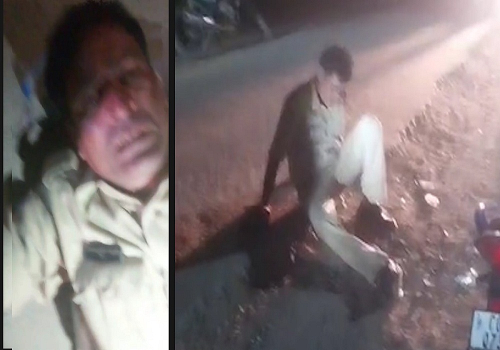 खाकी वर्दी हुई शर्मसार! शराब के नशे में झूमता नजर आया आरक्षक, लोगों ने बनाया VIDEO, फिर… मचा बवाल