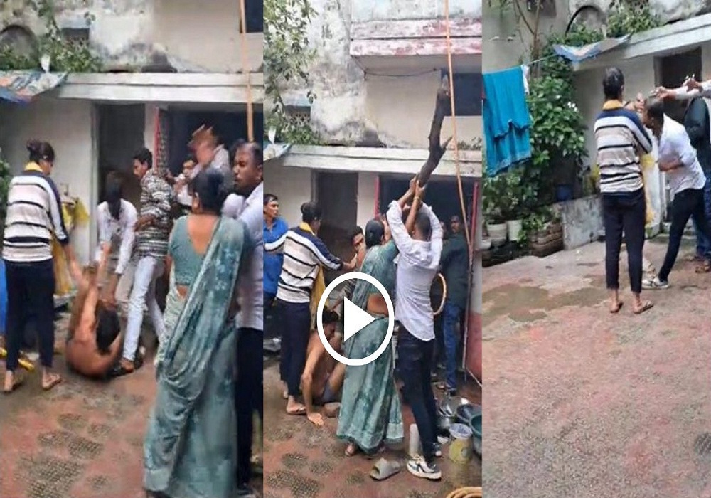 जमीन विवाद ने लिया हिंसक रूप! सौतेली बहन ने घरवालों के साथ बड़े भाई को कुकर,पाइप, लाठी-डंडे से पीटा… मचा बवाल