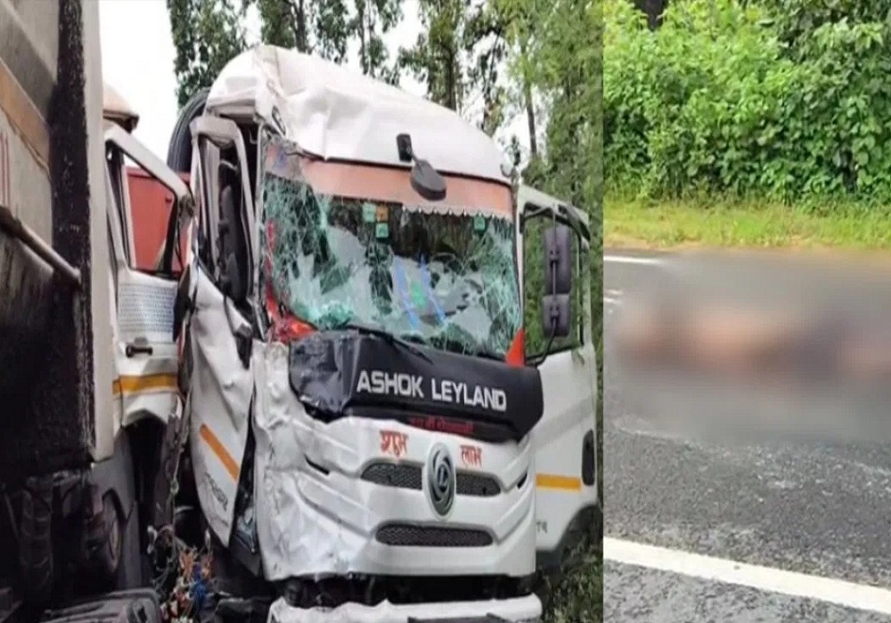 अंबिकापुर-बनारस मार्ग पर भीषण हादसा, दो ट्रेलर की टक्कर से 1 की मौत, चालक केबिन में फंसा… रेस्क्यू जारी
