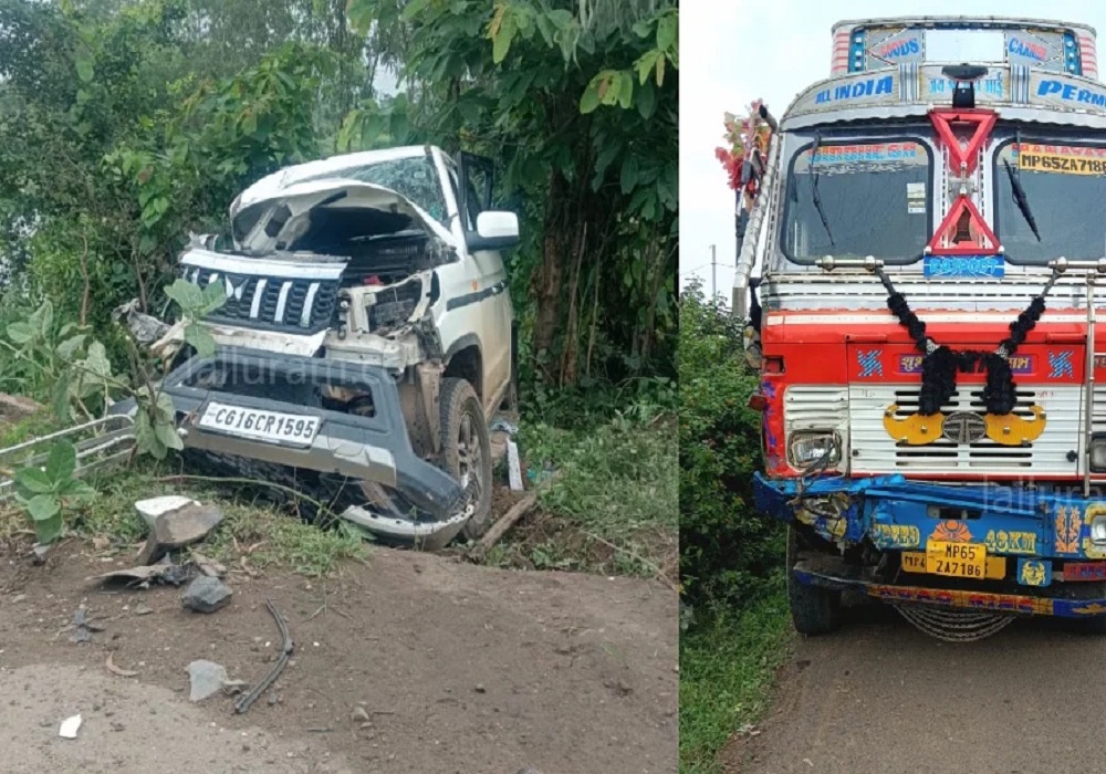 रक्षाबंधन पर दर्दनाक हादसा: तेज रफ्तार ट्रेलर ने बोलेरो को मारी टक्कर, मौके पर ही 1 की मौत, 4 घायल