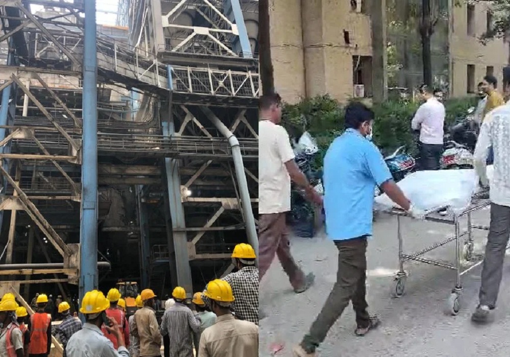 Bilaspur NTPC Accident: एनटीपीसी प्लांट में बड़ा हादसा, 60 टन वजनी टैंक गिरने से 60 मजदूर दबे, मौके पर ही 2 की मौत