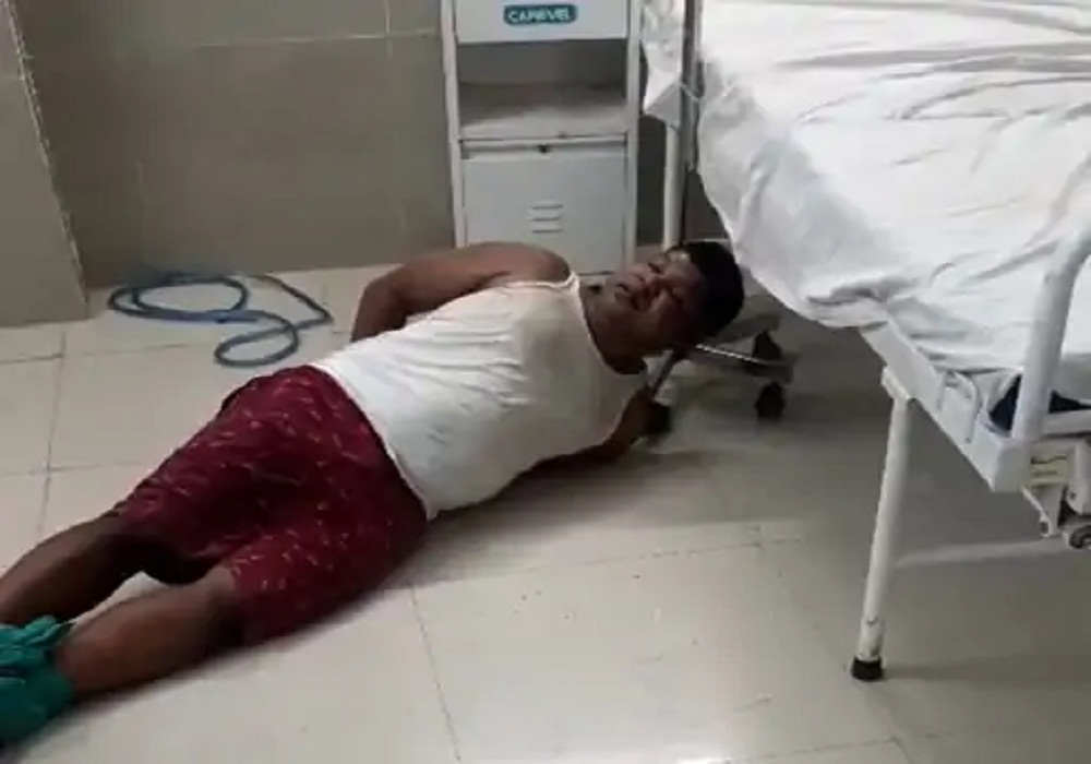 शराबी शिक्षक का अस्पताल में हंगामा, डॉक्टर-स्वीपर का गला दबाया, नर्सों से की गाली-गलौज, फिर… जानें पूरा मामला