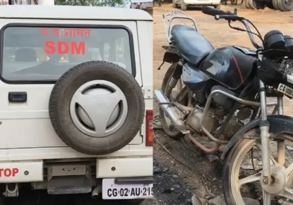 Road Accident: SDM की गाड़ी ने बाइक को मारी टक्कर, मौके पर ही 5 माह की गर्भवती की मौत, पति और दो बच्चे घायल