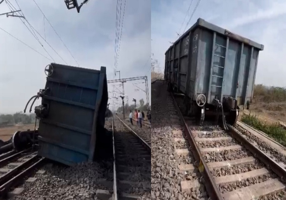 2 bogies of goods train going from Manendragarh-Darritola to Tiger Hills overturned