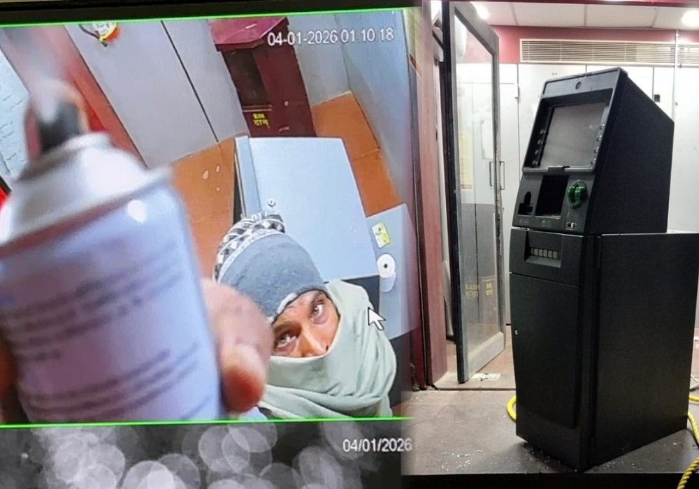 CCTV पर ब्लैक स्प्रे, ATM उखाड़ने का प्लान… लेकिन पहुंच गई पुलिस, Video देखकर चौंक जाएंगे आप